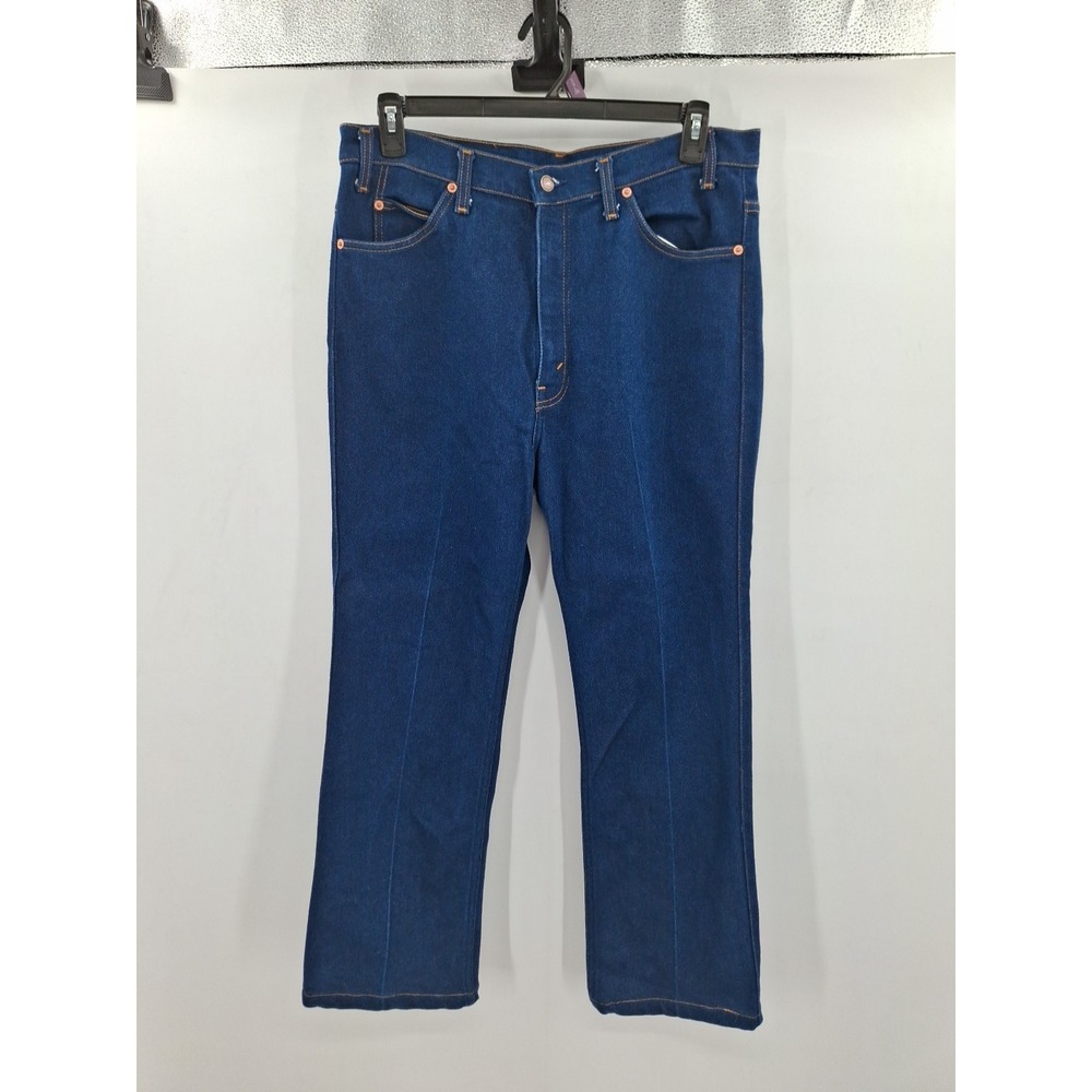 Levis 517 Mens‎ Dark Wash Blue Jeans 38x31 Made In USA Actual 34x27